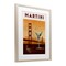Stupell Industries Retro Martini & Bridge View Framed Print Under Glass, design by Brett Blumenthal